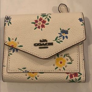 Floral coach wallet